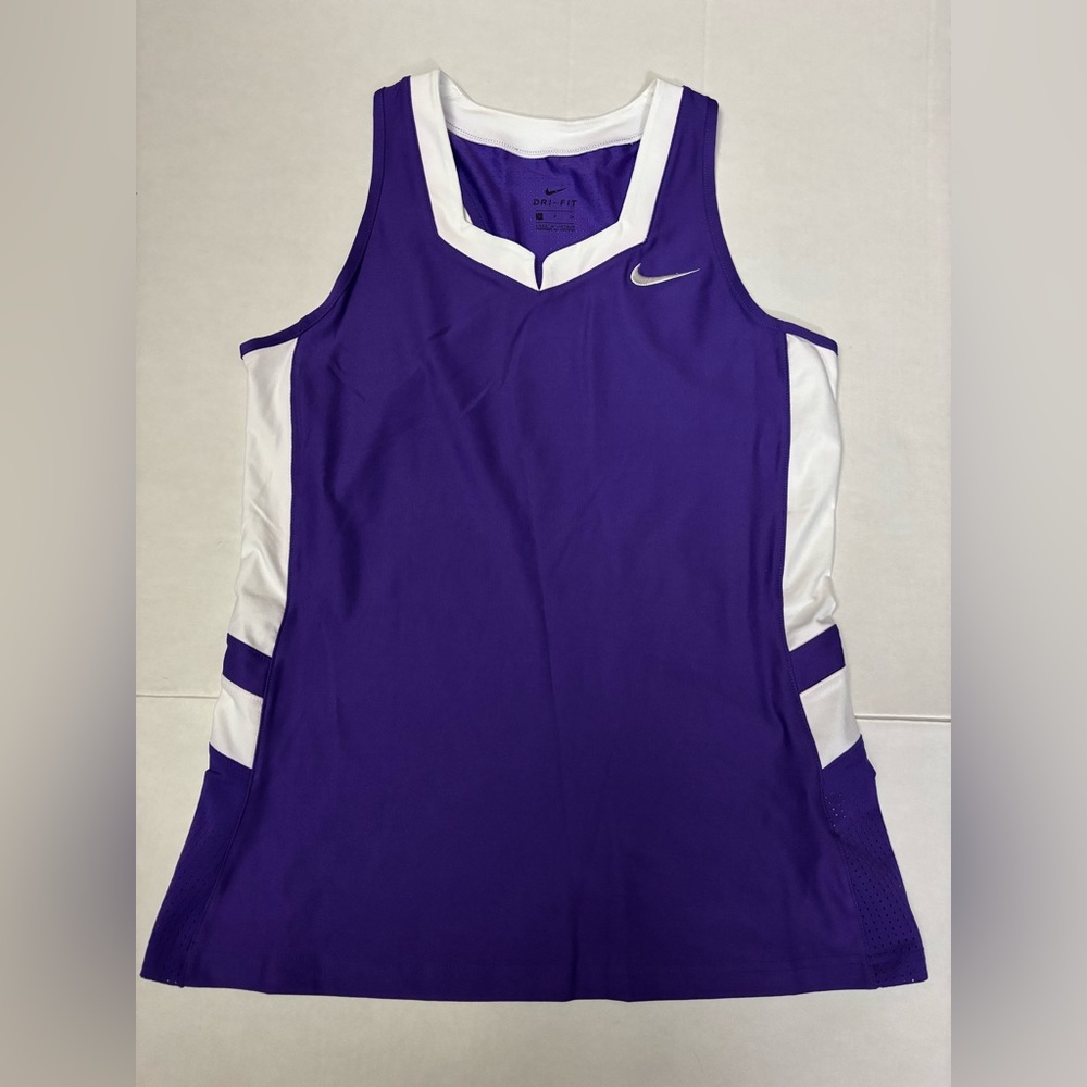New! Nike Women’s Dri-fit Tank Top Pinnie Activewear Size Small Purple